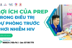 LỢI ÍCH CỦA PrEP TRONG ĐIỀU TRỊ DỰ PHÒNG TRƯỚC PHƠI NHIỄM HIV