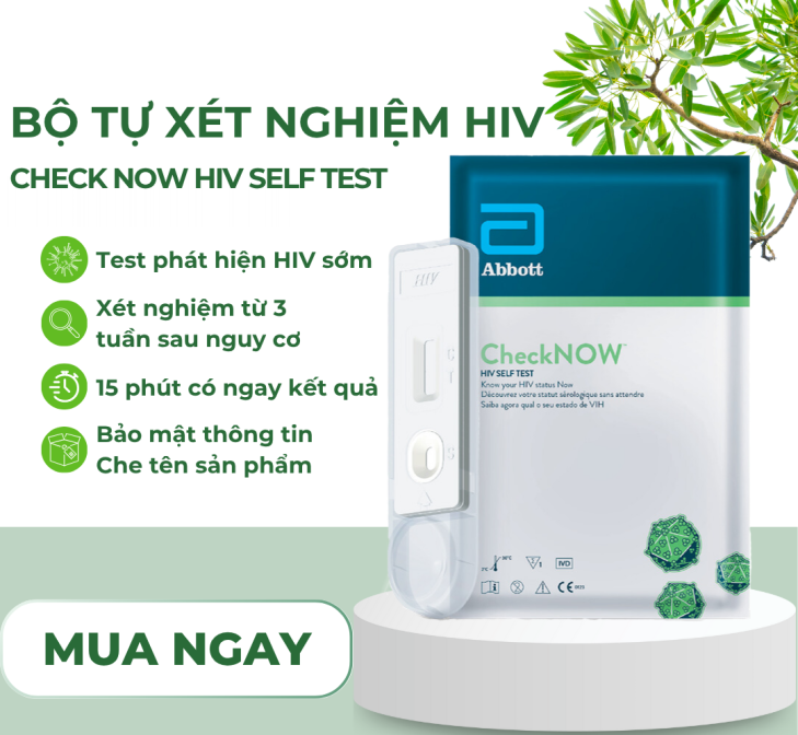 Bộ tự xét nghiệm HIV Check Now HIV Self Test